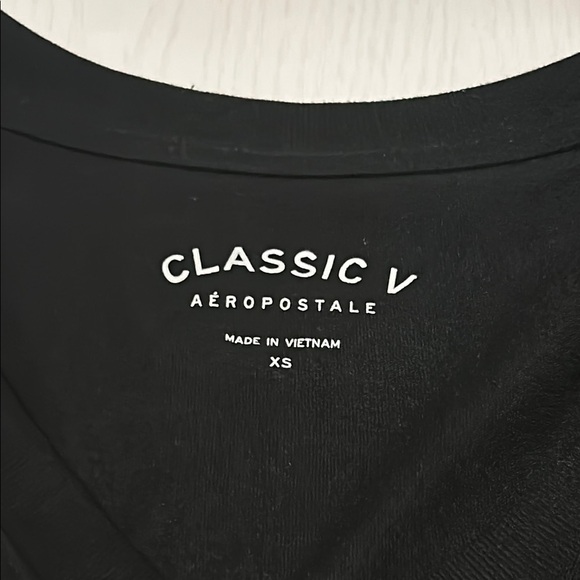 Aeropostale Black Crew Neck Short Sleeve T-Shirt - Picture 2 of 4